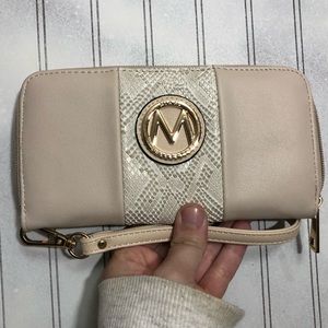 MIA Blush Wristlet Wallet